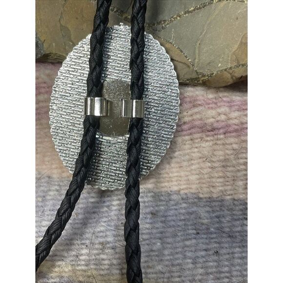 TURQUOISE BEAR SILVER BOLO LARIAT Y NECKLACE MENS WOMENS MOM DAD GIFT WESTERN - Picture 5 of 16